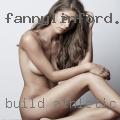 Build athletic naked woman
